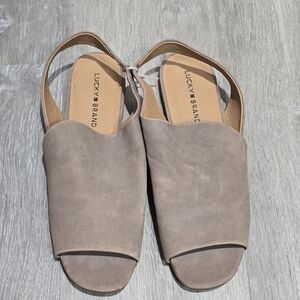 Lucky Brand Tan Sandals, size 10